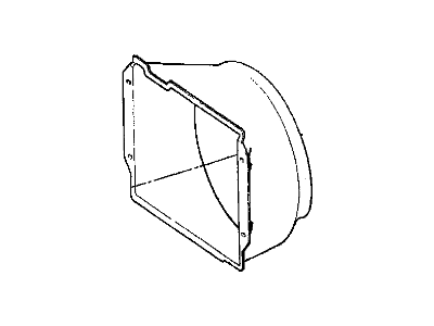 Jeep Fan Shroud - 52028127AE
