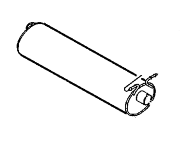 2002 Dodge Durango Muffler - E0019319