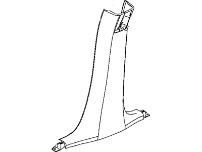 Dodge UM22BD1AE MOLDING B Pillar