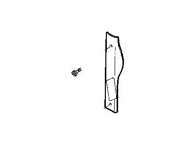 Dodge 5FA25XT5AE MOLDING B Pillar