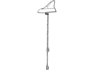 Dodge 5NU67KBXAC BODY AND CABLE Antenna