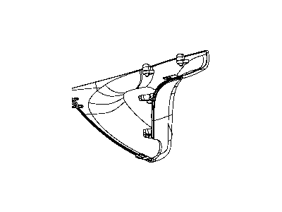 Mopar 6FX60DX9AA Cover Mirror Lower