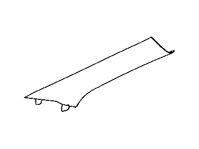 Dodge 1GG51HDAAE MOLDING A PILLAR