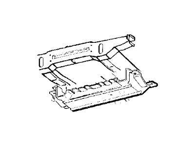 Mopar 55255200 Lower Crossmember, Front