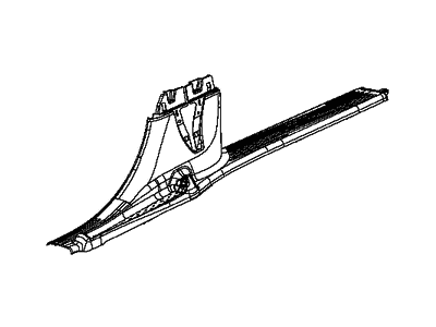 Chrysler 6DQ35DX9AE PLATE Scuff Lower B Pillar
