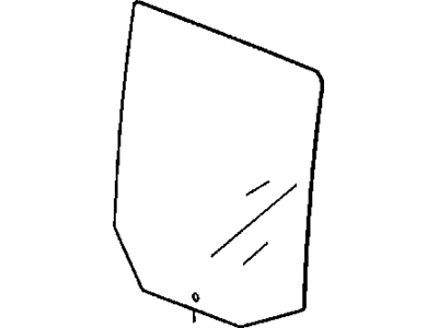 Jeep 55395734AA GLASS Rear Door