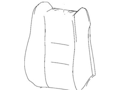 Dodge 6QR72JR1AA COVER Front Seat Back