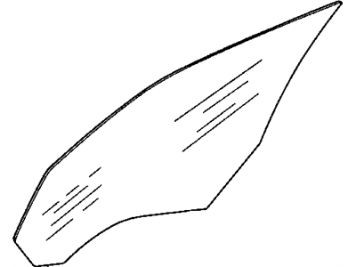 Dodge 5065486AC GLASS Front Door
