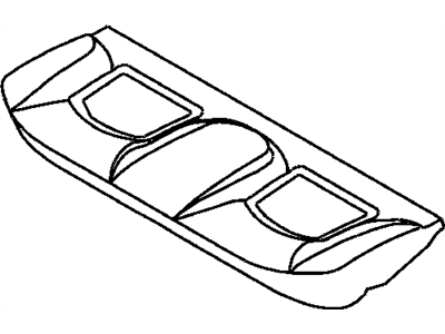 2002 Dodge Intrepid Seat Cushion - UF981L5AA
