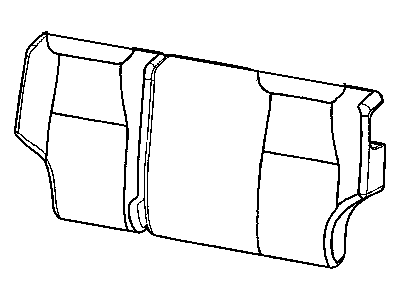 Jeep 1JH291D1AA COVER Rear Seat Back 60%