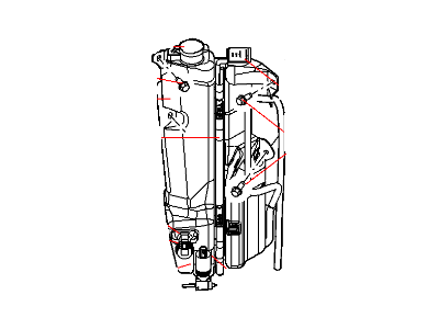 Mopar 55077465AB Reservoir Tank
