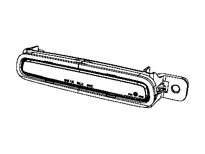 Mopar 4806263AC High Mount Lamp, Center