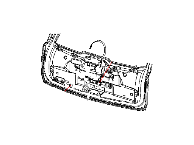 Jeep Compass Trunk Lid Latch - 4589176AA