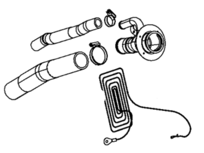 Ram 68321574AB TUBE Fuel Filler