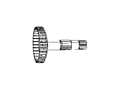 Ram 52119776AA HUB AND SHAFT Overdrive Clutch