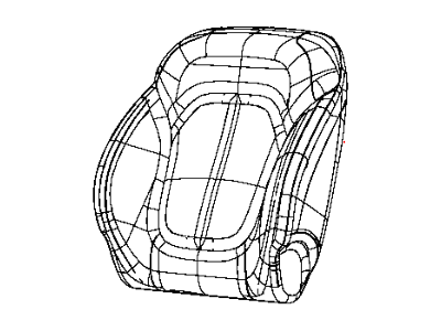 Mopar 5SJ82DX9AC Cover Front Seat Back