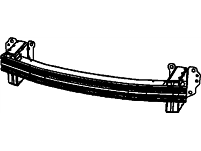 Dodge 5116280AD REINFORCEMENT Front Bumper