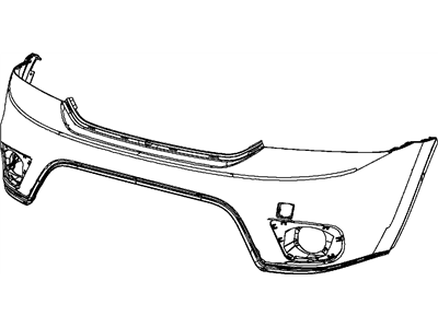 Dodge 1SW02TZZAC FASCIA Front