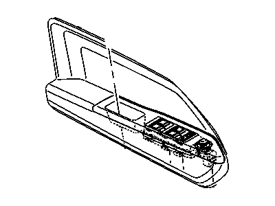Dodge 1KA94BD3AB BOLSTER Front Door
