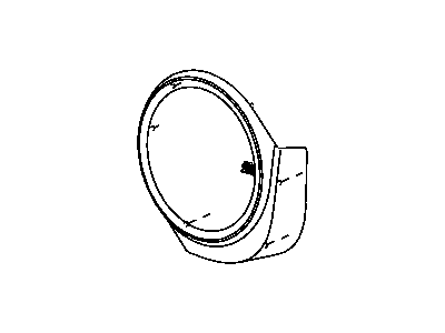 Dodge 1AH40XDVAB GRILLE Speaker
