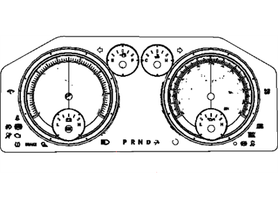 Ram 5091779AA CLUSTER Instrument Panel