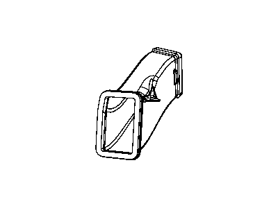 Jeep 55117074AC DUCT A/C Outlet Center