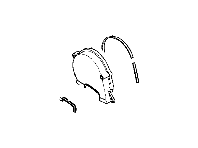 Mopar MD378731 Front Cover, Upper
