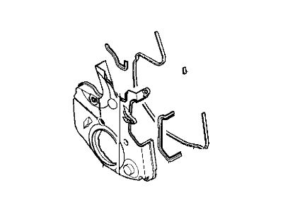 Mopar MD363100 Front Cover, Lower