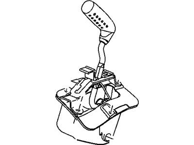 Jeep 53005150AB LEVER Transfer Case Shifter