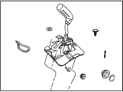 Jeep 52104080AF SHIFTER Transfer Case