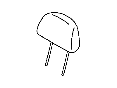 Chrysler MR641562 HEADREST Front