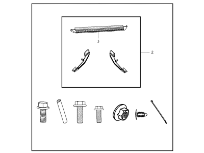 Ram 82212320AB RUNNING BOARD KIT Full