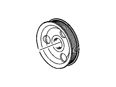 Mopar 4668450AA Pulley Power Steering Pump