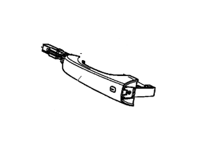 2014 Chrysler 300 Door Handle - 1RH65MAGAD
