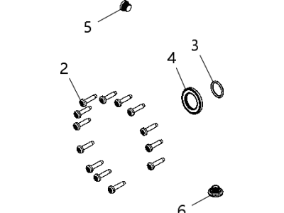 Jeep 68144277AA SEAL KIT Transmission Oil Pump