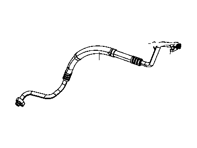 Mopar 68105166AB Line A/C Suction: Gasket, O-Rings, Valve Core, Cap, Clips
