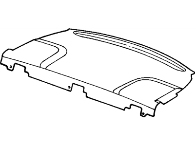 Dodge 4628855AB SILENCER Rear Shelf