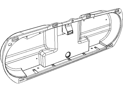 Dodge 1DR91DKAAB PANEL Speaker