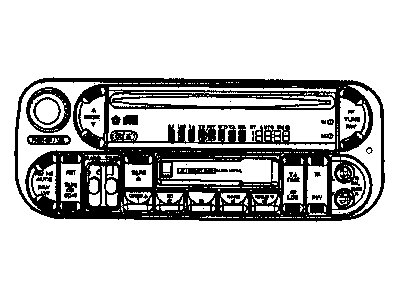 Chrysler 5064119AA RADIO AM/FM CD W/NAV & CD-CTRL