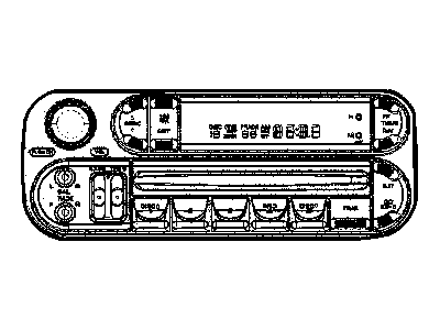Jeep 5091506AE RADIO AM/FM with CD and Equalizer