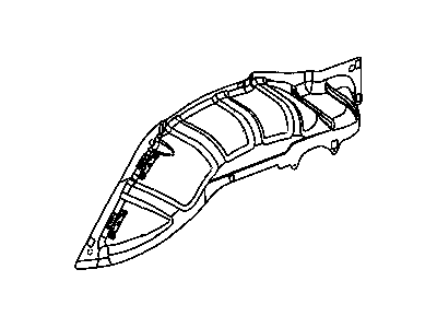 Mopar 55394458AE Wheelhouse Rear Inner