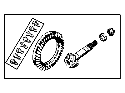 Jeep 4856346 GEAR Kit,Ring and Pinion