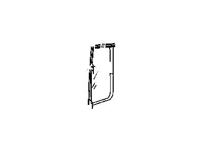 Dodge 4897392AB LATCH Body Side  Glass