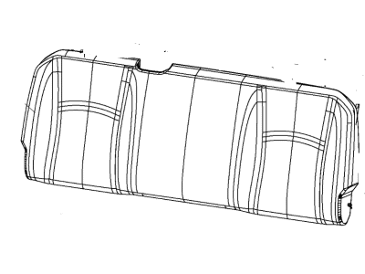 Ram 6NU18BD3AE COVER Rear Seat Back