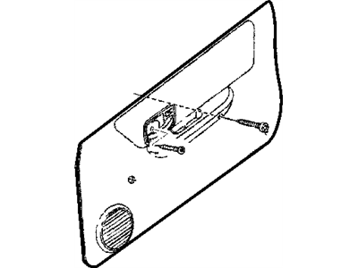 Jeep 5EH241K5AE PANEL Front Door Trim