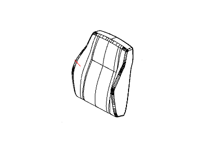 Jeep 1FA30XDVAA COVER Front Seat Back