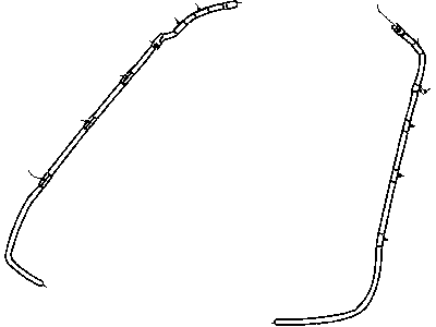 Dodge 5008320AA HOSE Sunroof Drain