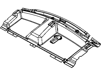 Mopar 5291619AC Silencer Rear Shelf