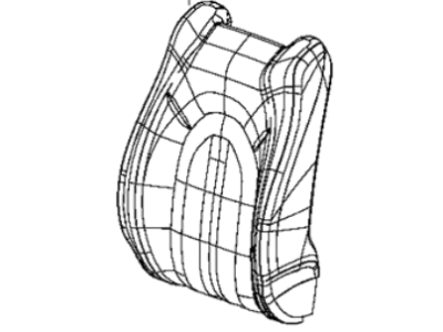 Chrysler 6RS92LA3AA COVER Front Seat Back