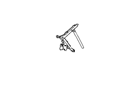 Mopar 5065256AA Latch Striker, Front